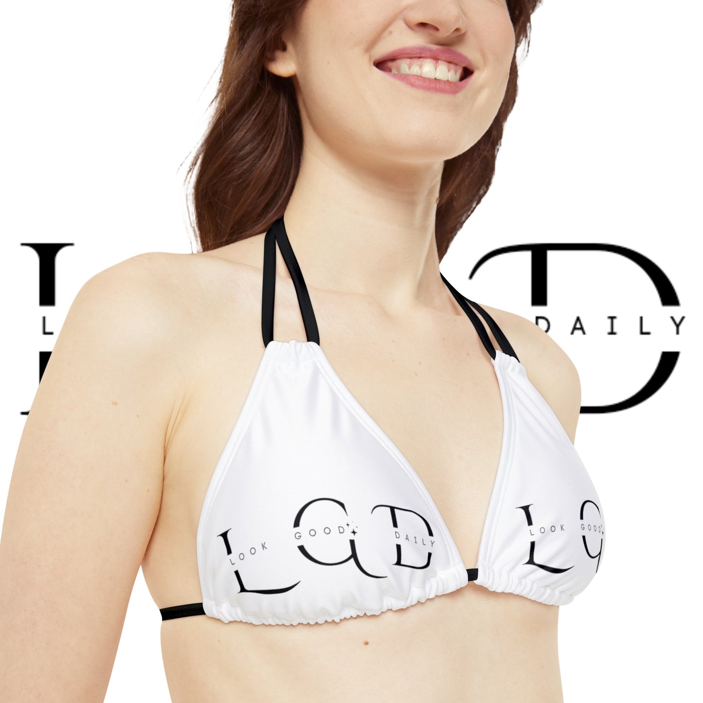 Strappy Bikini Set (AOP)