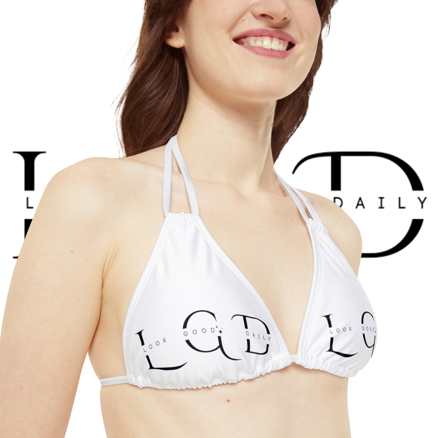 Strappy Bikini Set (AOP)