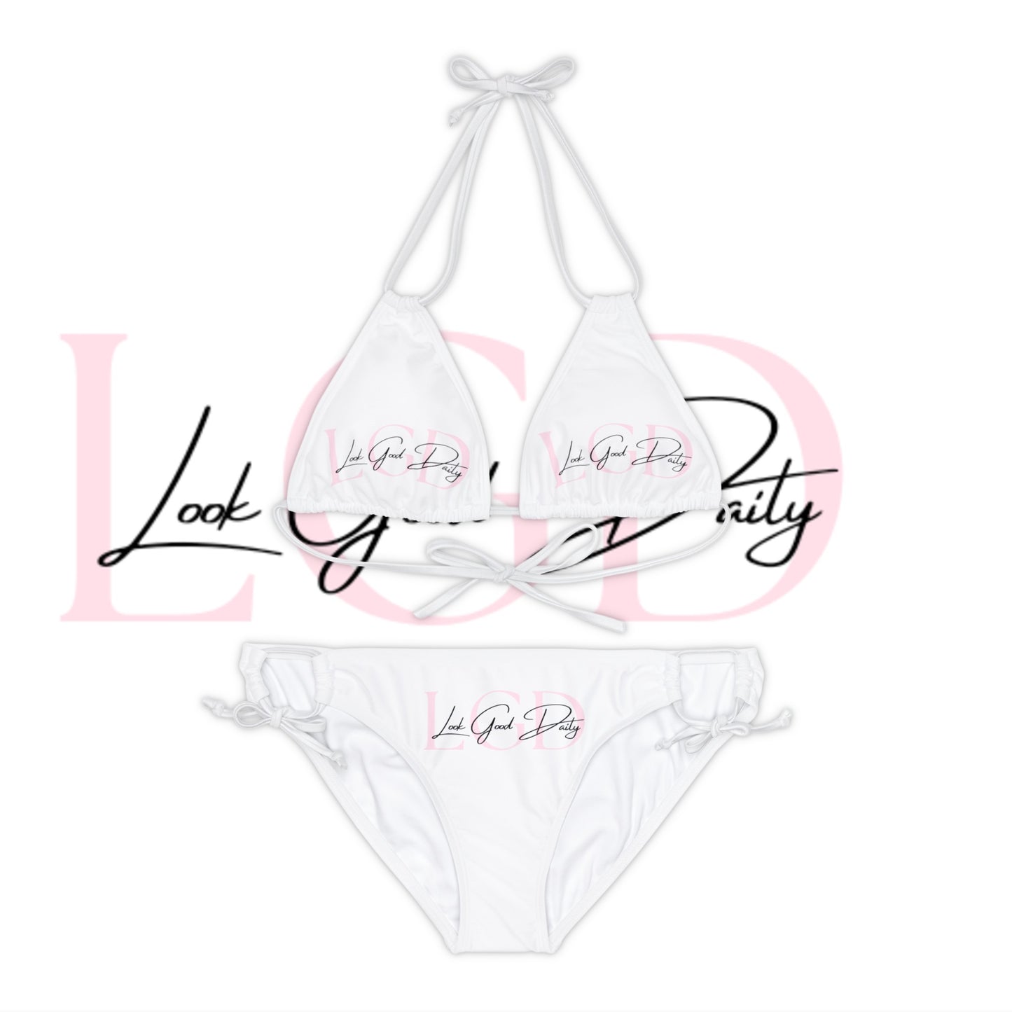 Strappy Bikini Set (AOP)
