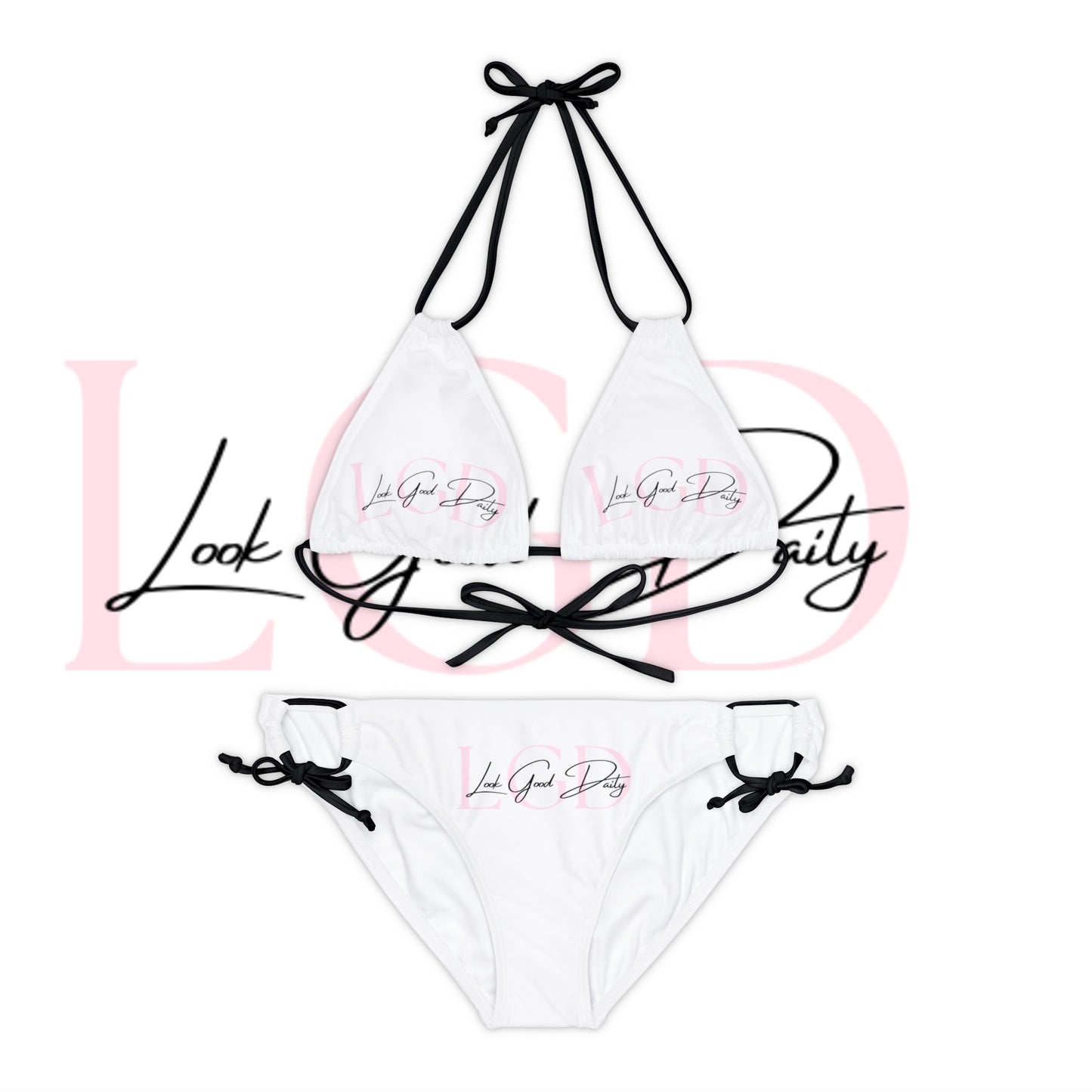Strappy Bikini Set (AOP)