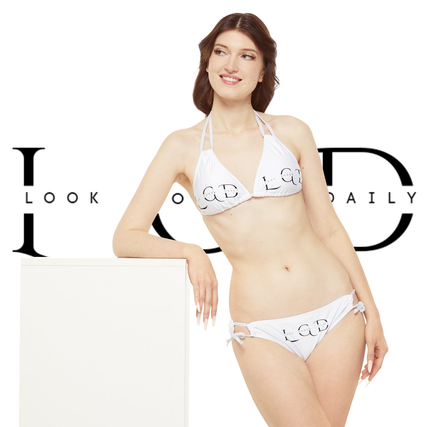 Strappy Bikini Set (AOP)